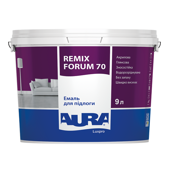 Aura Luxpro Remix Forum 70 TR 9л (безбарвна)  (Е0000001040) - фото
