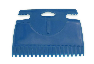 Шпатель зубчастий - пластиковий (00000043512) - фото