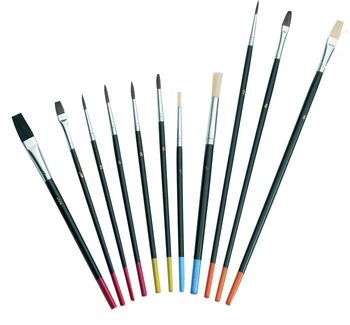 Набір художніх пензлів для фарбування декоративних дрібних деталей (Е0000001570) - фото